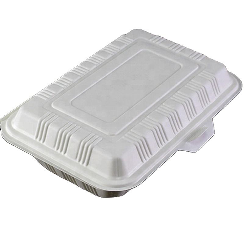 Partihandel engångsbruksplast Lunchlåda Biologisktnedbrytbar majs stärkelse av livsmedelsförpackningar
